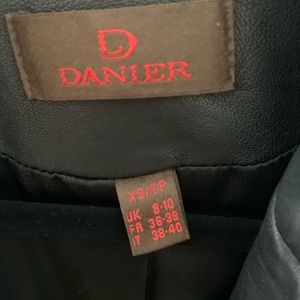 Classic and vintage leather blazer